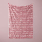 Lofaris Personalized Newborn Baby Swaddle Name Blanket